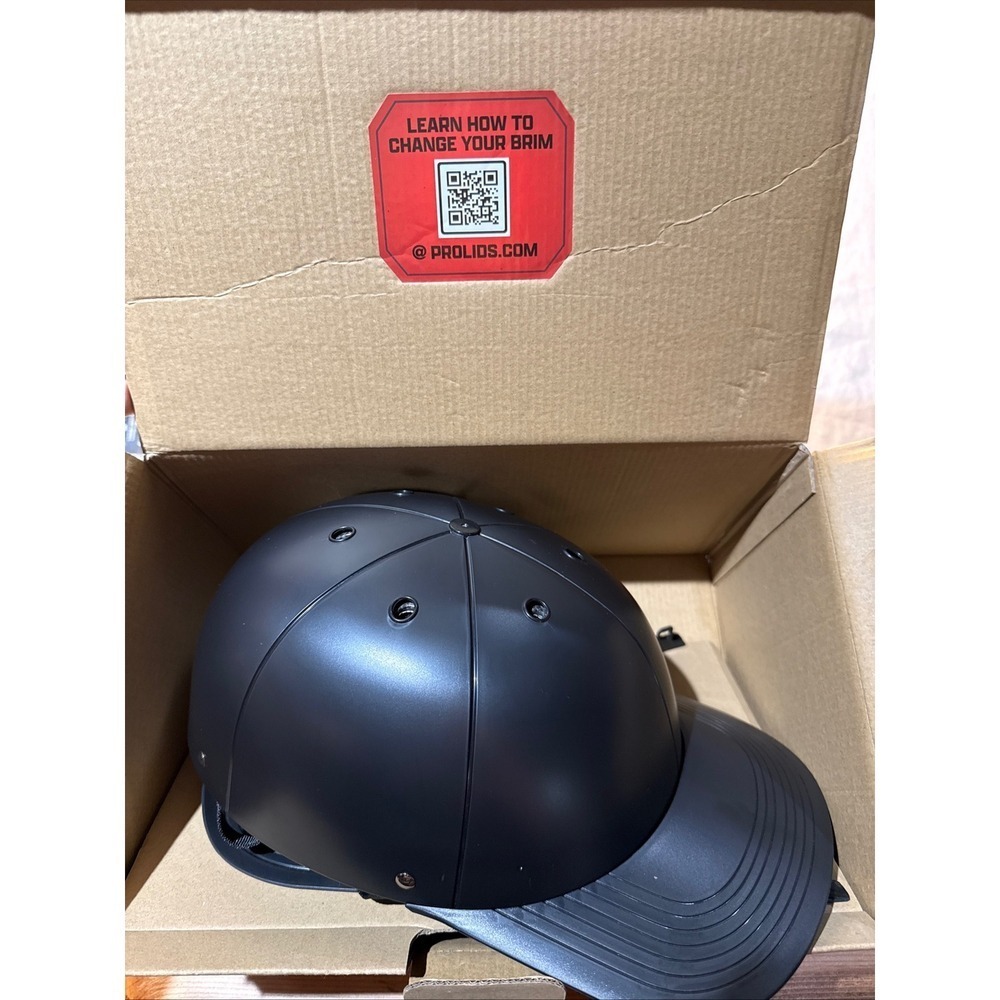 PROLIDS Reversible Brim Bicycle Helmet Matte Black Ages 8+ Adjustable Brims NEW - Picture 6 of 6
